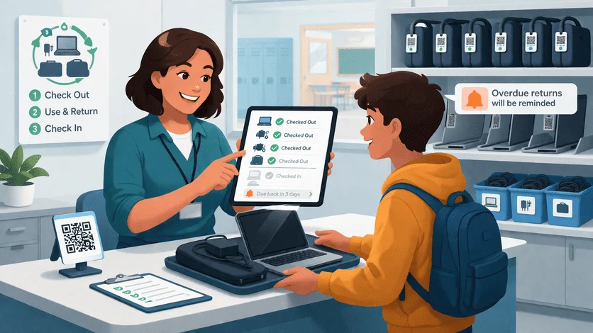Equipment Checkout System for Schools